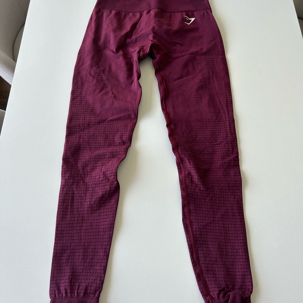 Gymshark Burgundy Leggings